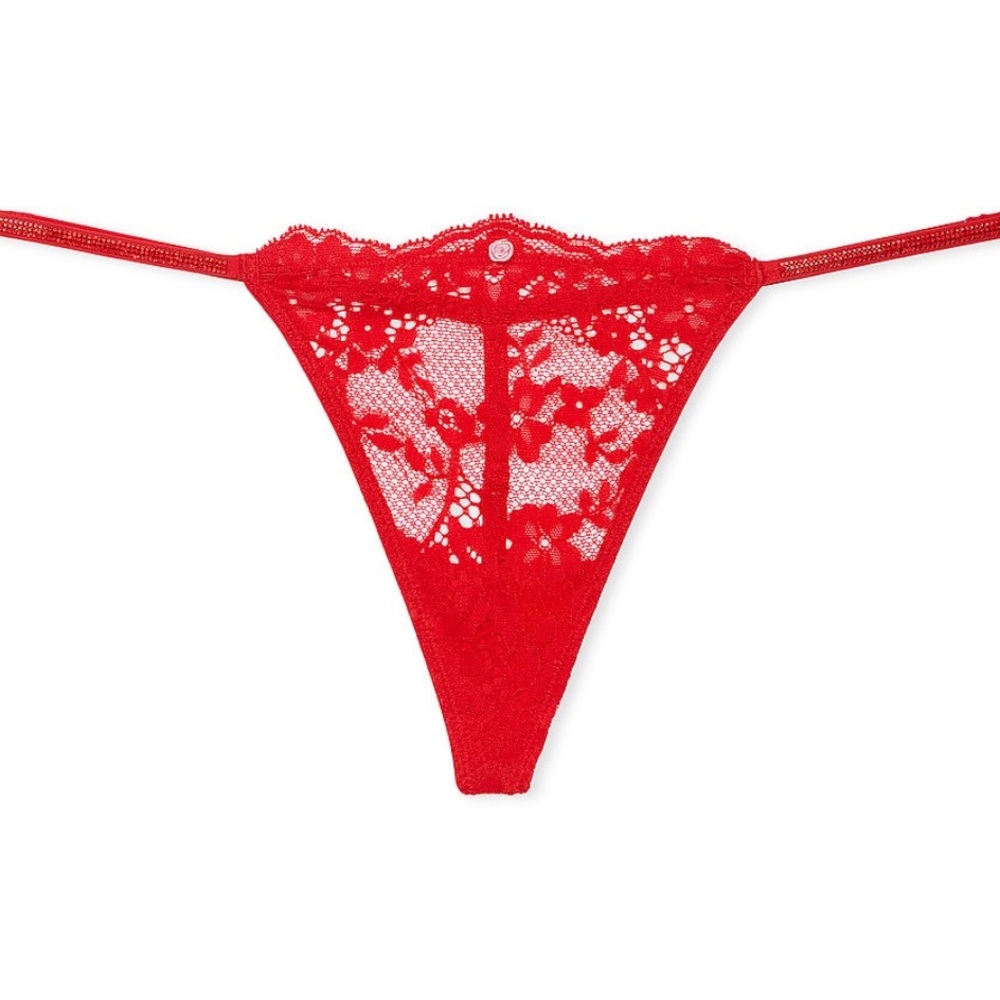 💥Vibrant Red Lace Thong Panties💥